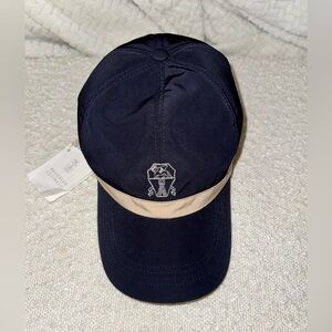BRUNELLO CUCINELLI Two-Tone Technical Baseball Hat